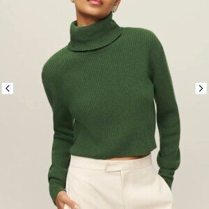 Reformation Luisa Cropped Cashmere Sweater size XS
